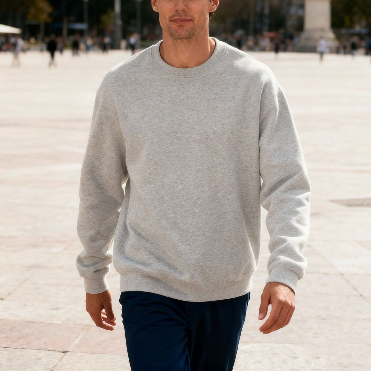 Oversized Round Neck