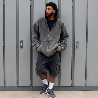 American Loose Hoodie