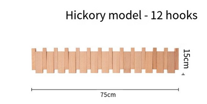 Simplicity Piano Key Wall Coat Rack (One Piece)